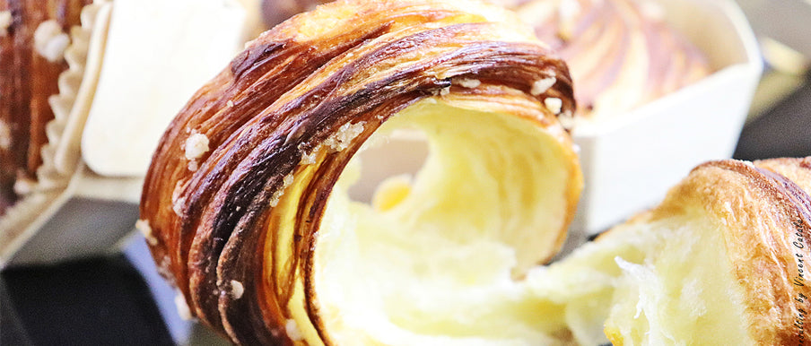 Orange Puff Brioche Dough with Orange Blossom