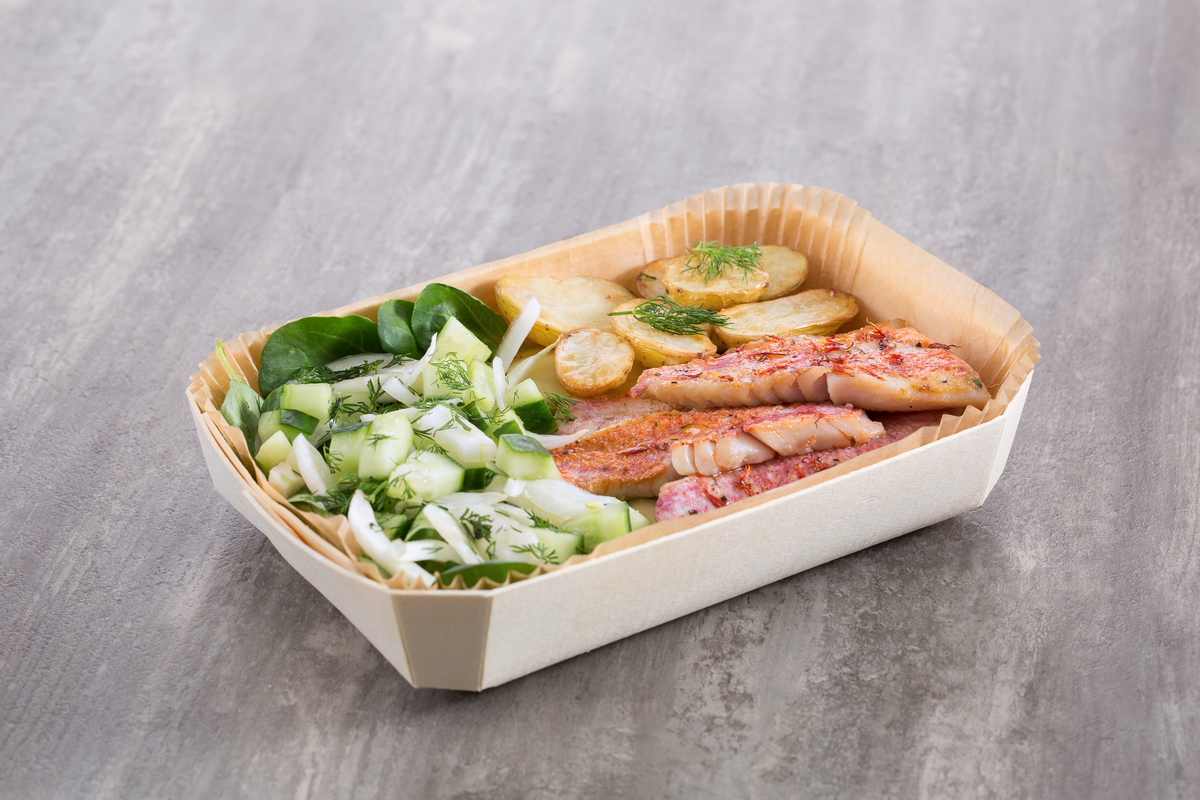 meal served in sire baking mold