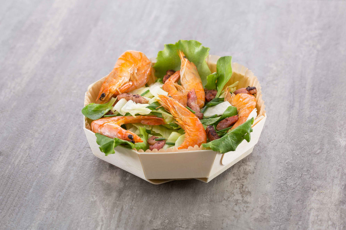 salad served in octo 145 by panibois