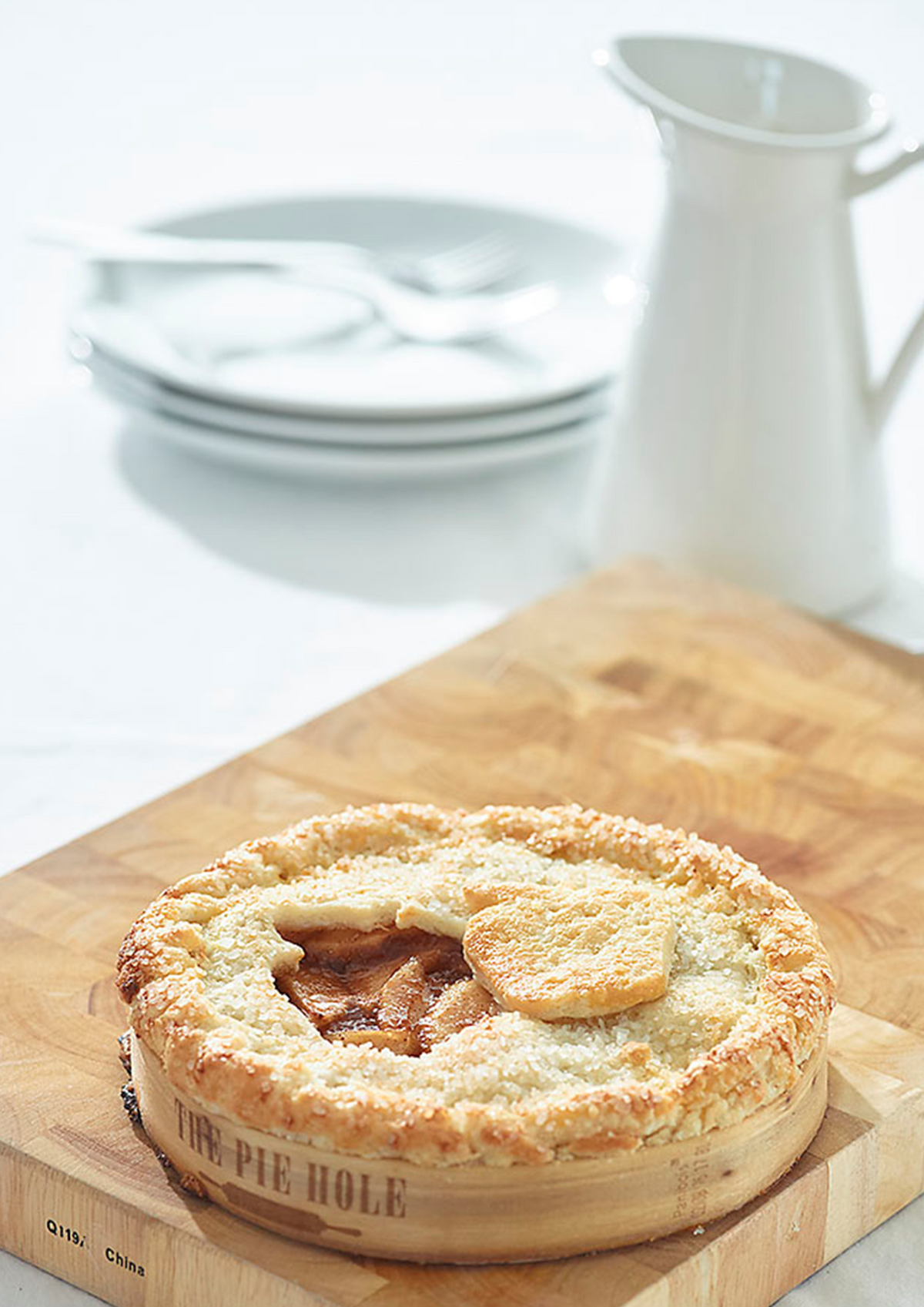 peach cobbler baked in panibois