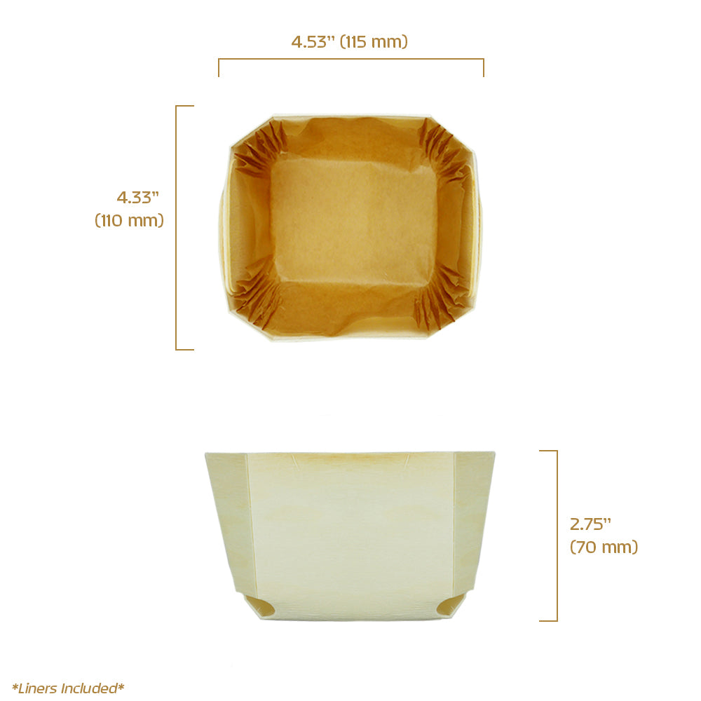 comtesse baking mold 4.5&quot; x 4.38&quot; x 2.88&quot; capacity 400 grams or 14 oz 