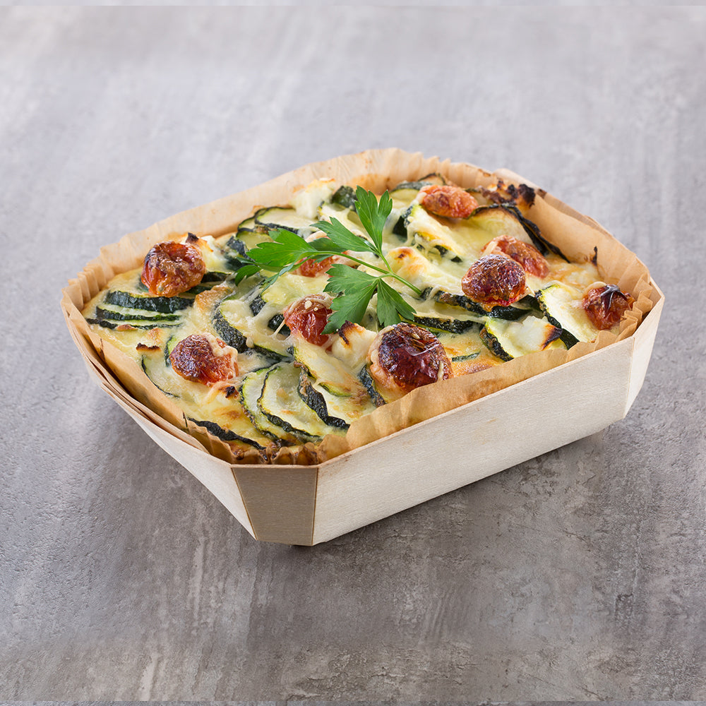 scalloped potatoes baked and served in panibois