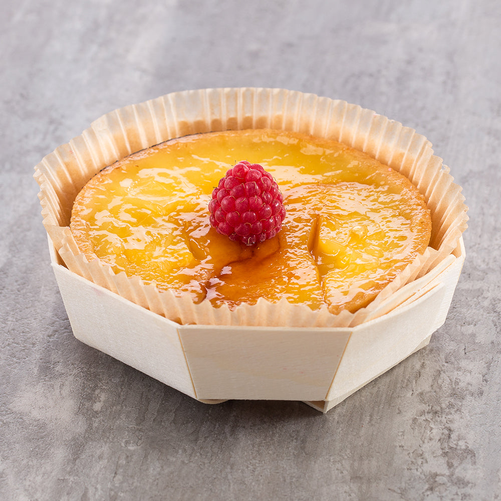 lemon tart baked in octopuce baking mold
