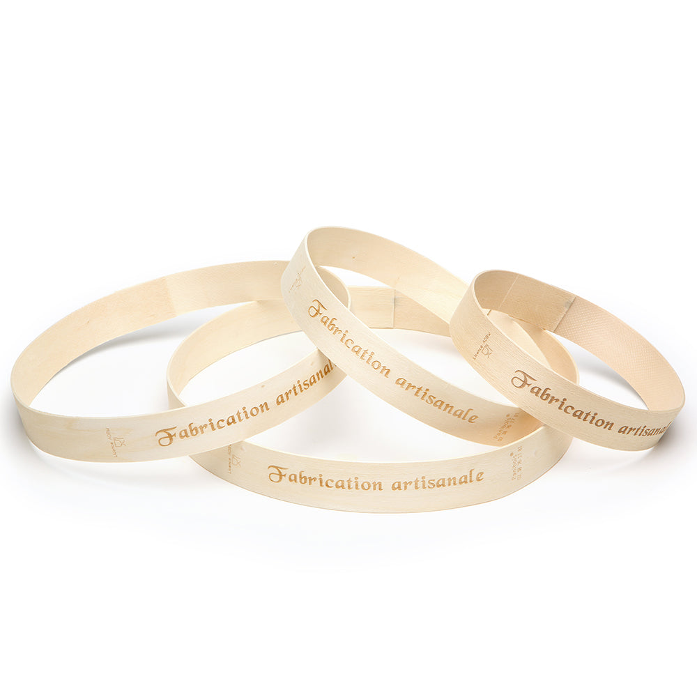 1&quot; tall small medium and large wooden tart rings