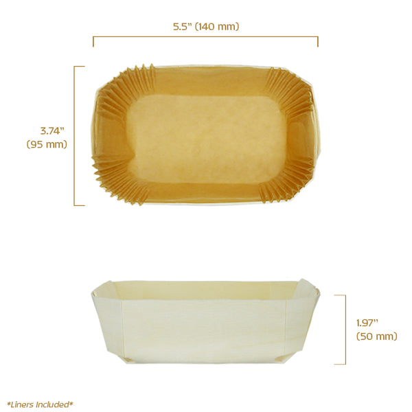 Panibois Prince Wooden Baking Basket Capacity 250gr Technobake